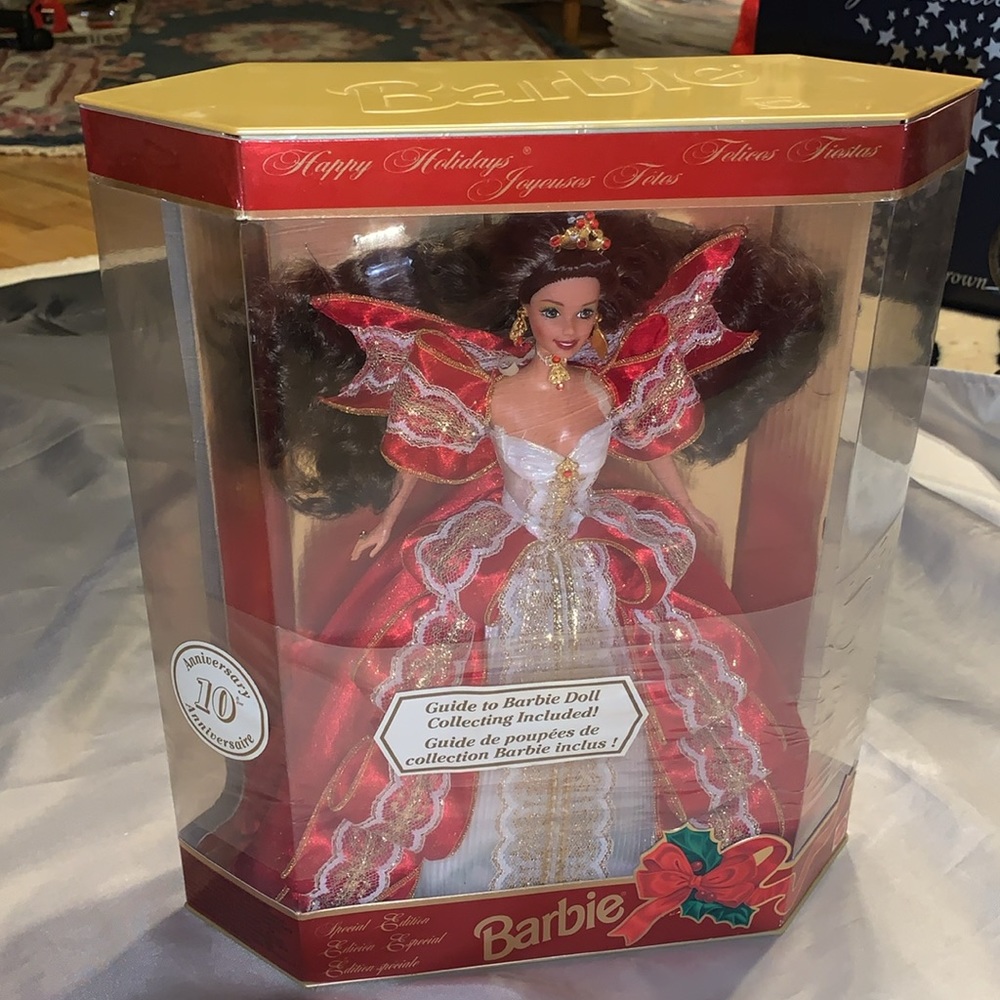 Vtg 90s special Edition Holiday Barbie doll new in box Christmas